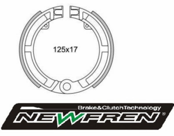 Remsegmentset Newfren  Vespa Ape / Pk50 / Pk Xl / gf0162