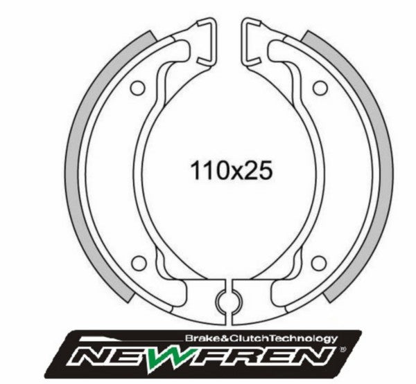 Remsegmentset Newfren Yamaha Bw / Bw Bump / Bw Next / Bw Spy / gf1187 ...