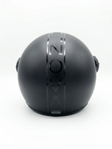 Luxx Nova Helm - Dames & Heren - Brommer - Scooter - Motor - Mat zwart - Europees (LENTE VOORDEEL)