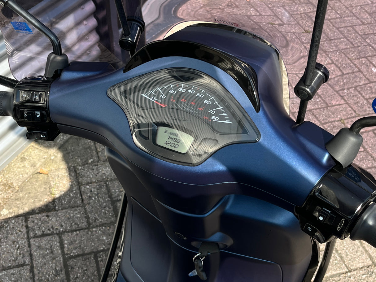 Vespa Sprint Opaco Midnight Blue Brom 2021 7488 km Full Option