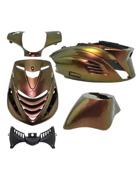 Kappenset RS1 air met luchthappers Piaggio Zip 2000