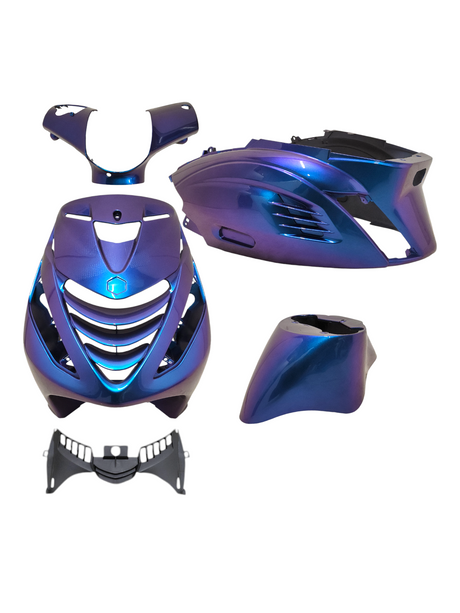 Kappenset RS1 air met luchthappers Piaggio Zip 2000