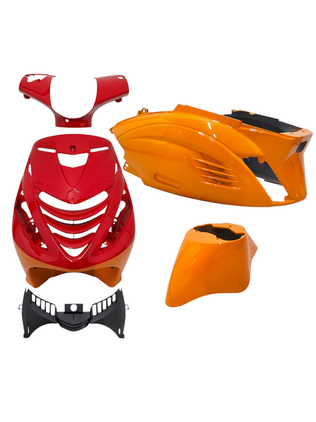 Kappenset RS1 air met luchthappers Piaggio Zip 2000