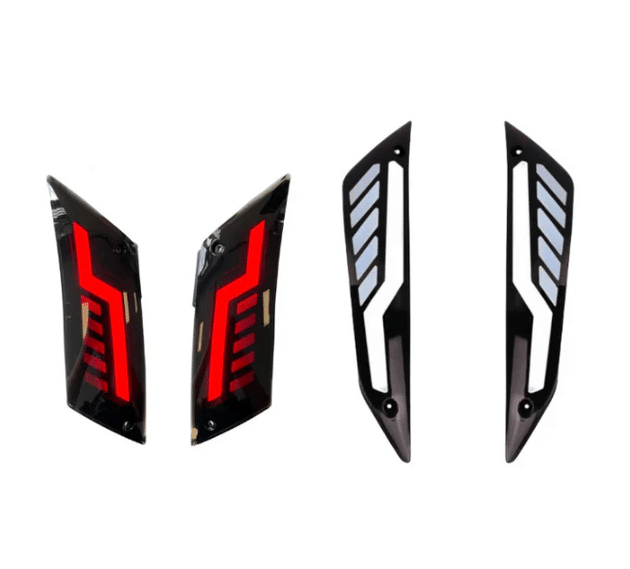 LED knipperlichten set ALPHA knipperend voor / achter Piaggio Zip
