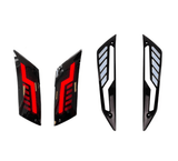 LED knipperlichten set ALPHA knipperend voor / achter Piaggio Zip