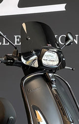 Windscherm laag smoke / glans zwart / mat zwart / helder (transparant) Vespa Sprint ORIGINEEL KWA