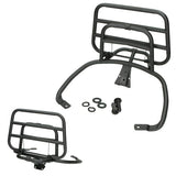 Achterklapdrager imitatie mat / glans zwart / chrome Vespa Sprint / Primavera / Elettrica