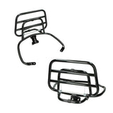 Achterklapdrager imitatie mat / glans zwart / chrome Vespa Sprint / Primavera / Elettrica