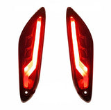 LED knipperlichten set LEVEL 10 MATRIX FLOW (weglopend) achter Vespa Sprint / Primavera