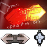ACHTERLICHT APLUS UNIVERSEEL E-STEP/E-BIKE (BL02) + AFSTANDSBEDIENING