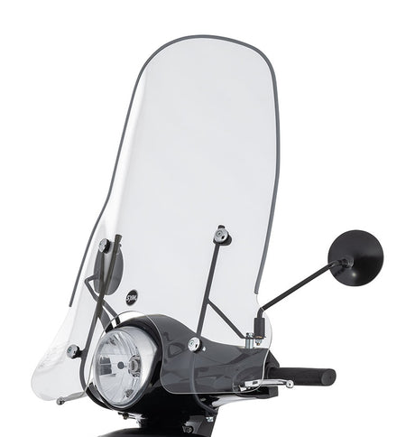Windscherm hoog smoke / helder (transparant) Sym Fiddle 2 ORIGINEEL