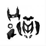 Kappenset Mat Zwart Compleet Yamaha Aerox R 2014> - 9 DELIG