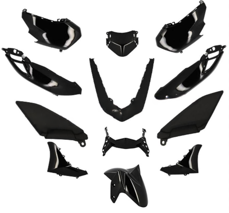 Kappenset Mat Zwart Yamaha N MAX 2021'> 12-DELIG