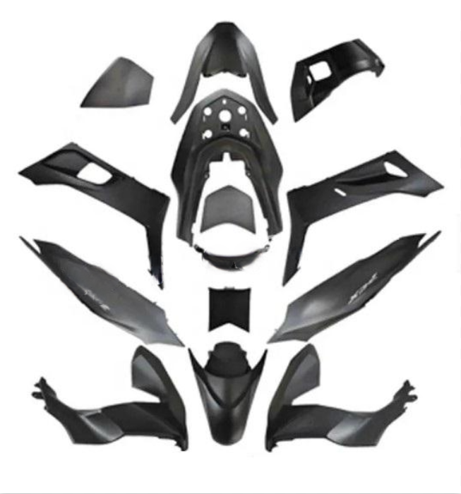 Kappenset Compleet Mat Zwart Compleet Honda PCX 125 Vanaf 2021 14 DELIG