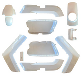 Kappenset Glans Zwart / Wit Niu N1 / NQi Sport