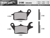 REMBLOKSET BRENTA BR3180 NIU N1S DELIVERY ACHTER KAWASAKI Z PRO (E-MARK)