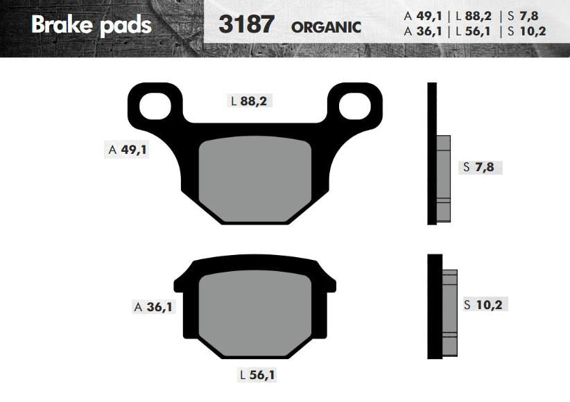 REMBLOKSET BRENTA BR3187 GPR, RIEJU,RS50 (E-MARK)