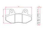 REMBLOKSET BRENTA BR3255 CHINA LX/ VX50/ SPEEDFIGHT 3/ TOSCANA/RIVA (E-MARK)