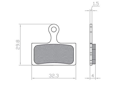 REMBLOKSET BRENTA BR422 KNAAP/RDT/DON SOURIS-CAPO FATBIKE GESINTERD (E-MARK)