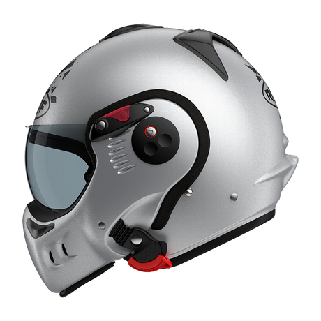 Roof Boxer V8 Alpha Blackstar Silver Helm