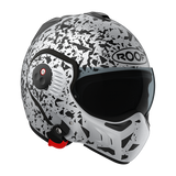 Roof Boxer V8 Alpha Blackstar Silver Helm