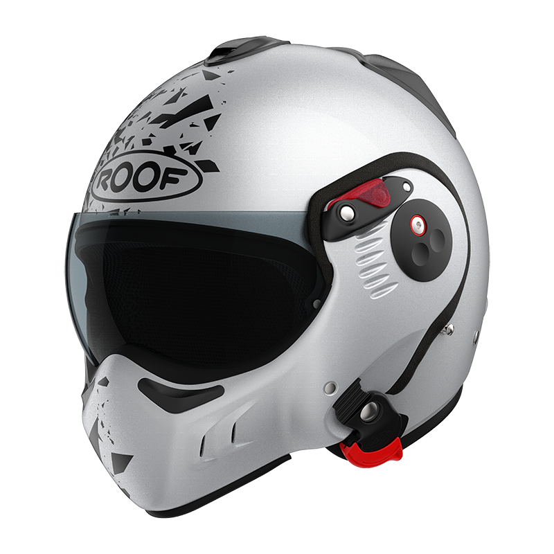 Roof Boxer V8 Alpha Blackstar Silver Helm