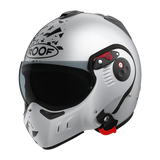 Roof Boxer V8 Alpha Blackstar Silver Helm