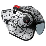 Roof Boxer V8 Alpha Blackstar Silver Helm