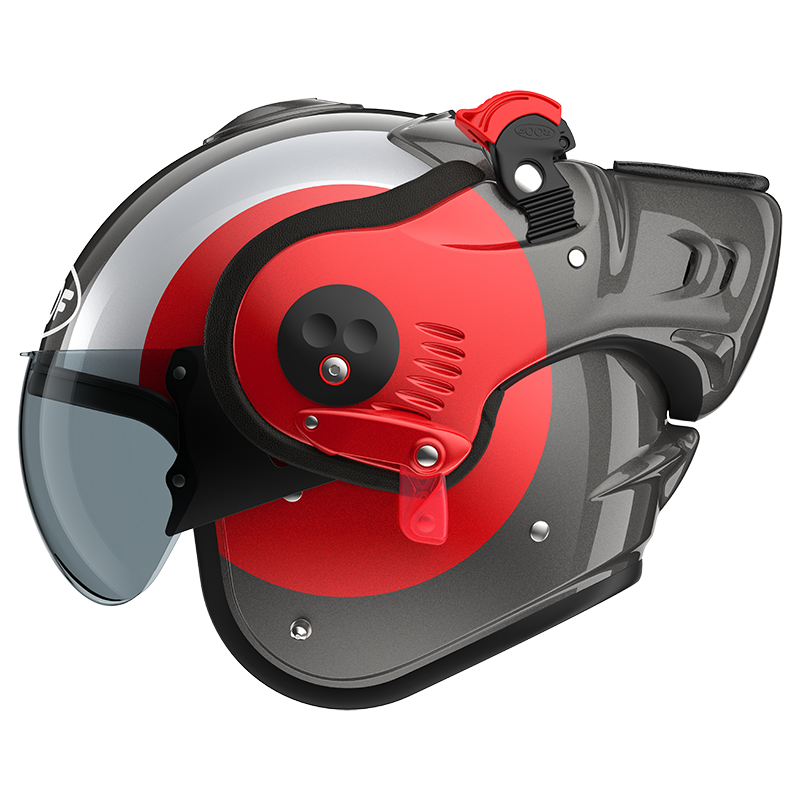 Roof Boxer V8 Alpha Rouge Focus Helm J2Scooters