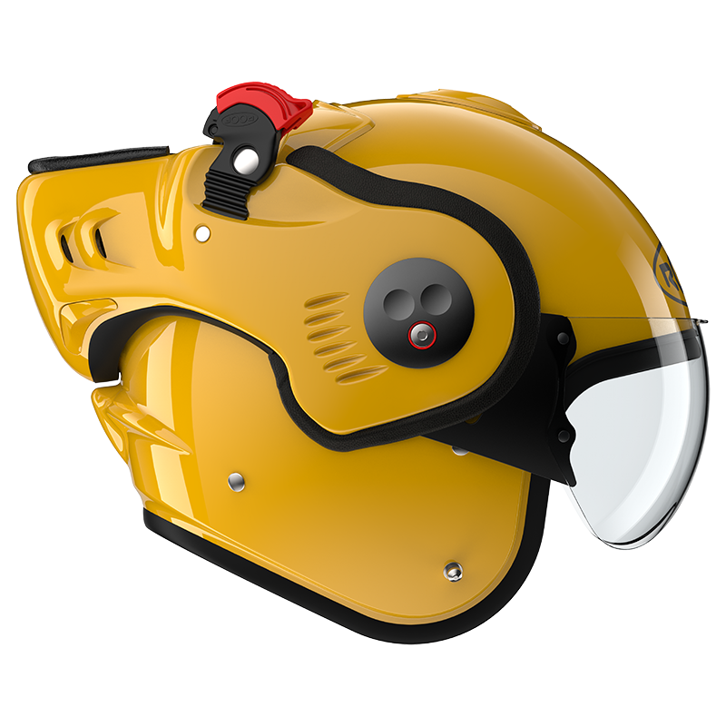 Roof Boxer V8 Alpha Yellow Helm