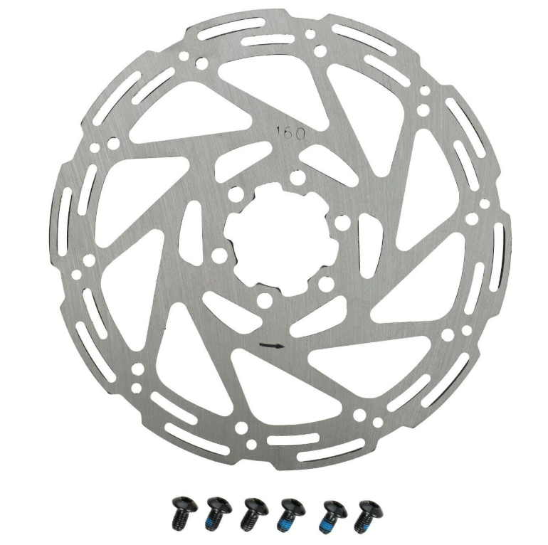 REMSCHIJF FATBIKE 6-GAATS (160MM) V8 - V20 VOOR / ACHTER