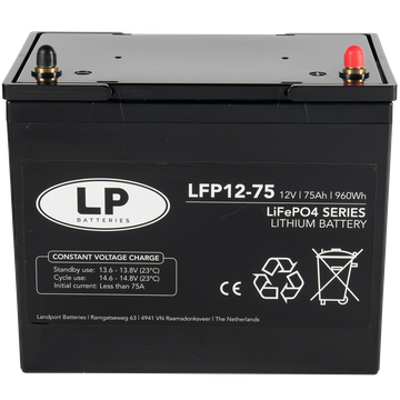 ACCU LFP V12-75 T6 (ALLEEN OP BESTELLING)