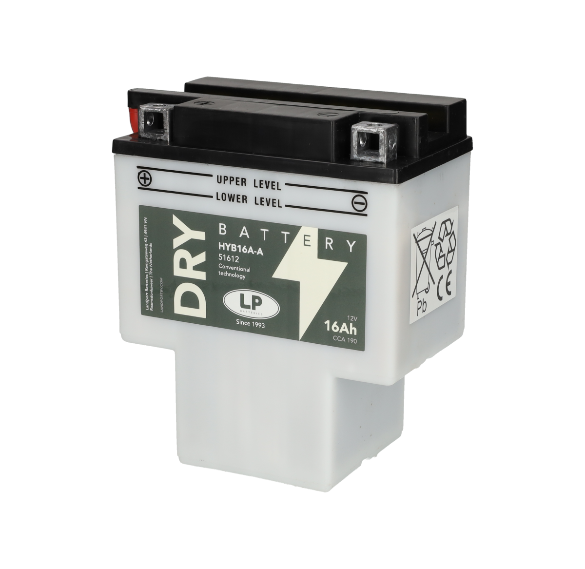 HYB16A-A Motoraccu 12V 16Ah