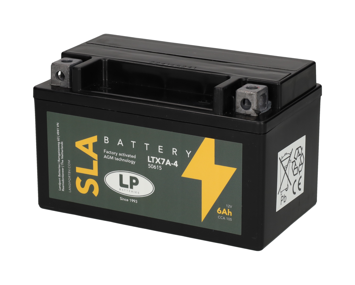 Landport SLA Accu YTX7A-4 / LTX7A-4 12V 6Ah