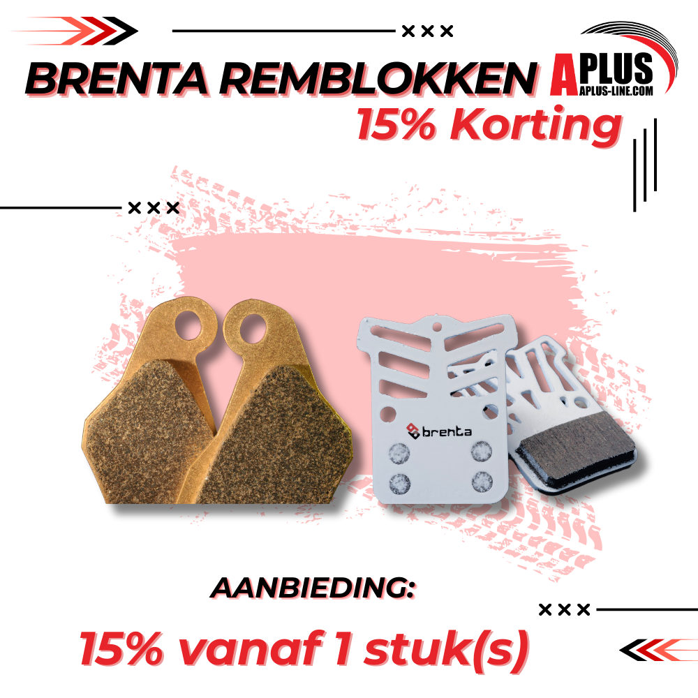 15% KORTING OP ALLE BRENTA REMBLOKKEN