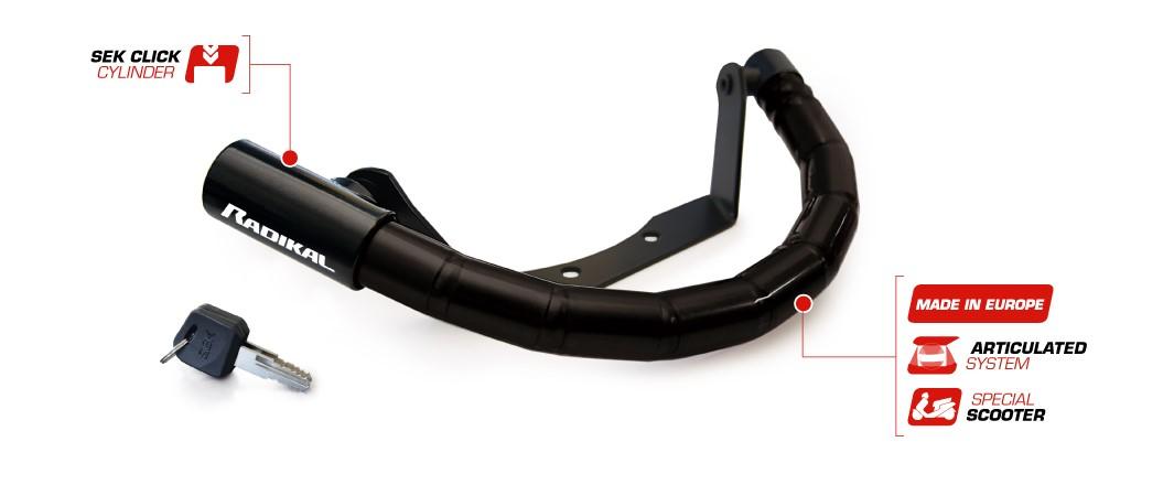 Anti Robos / Stuurslot Radikal Peugeot V-clic