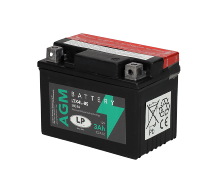 Landport Accu YTX4L-BS / LTX4L-BS 12V