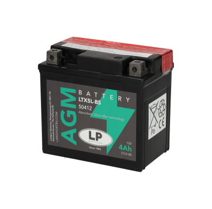 Landport YTX5L-BS / LTX5L-BS Accu 12V 4Ah