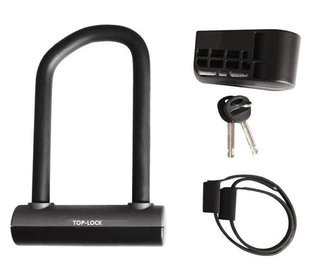 Top-Lock ART 4 Beugelslot – 16 Mm Dik, 180x320 Mm, Gehard Staal, Voor Motor, Scooter En Fiets, Verzekeringsgoedgekeurd, Gewicht 1.8 Kg