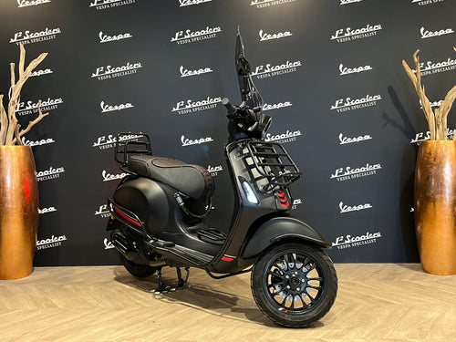 Vespa Sprint S E5 mat zwart NERO CONVINTO MATT