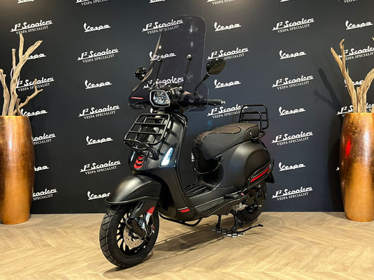 Vespa Sprint S E5 mat zwart NERO CONVINTO MATT